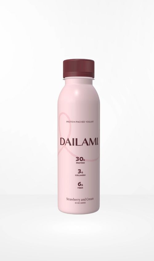 Strawberries and Cream high protein drinkable yogurt