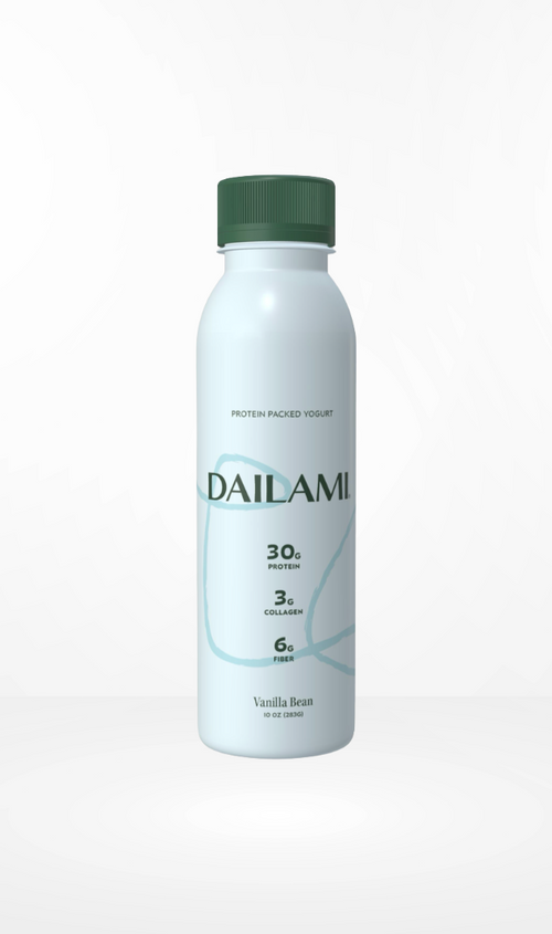 Vanilla bean high protein drinkable yogurt